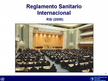 Reglamento Sanitario Internacional