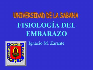 FISIOLOGA DEL EMBARAZO