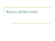 Repaso del Recorrido