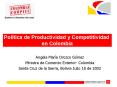 MincomexColombia en Bolivia PowerPoint PPT Presentation