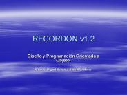 RECORDON v1.2