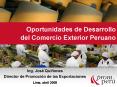 Oportunidades de Desarrollo del Comercio Exterior Peruano PowerPoint PPT Presentation