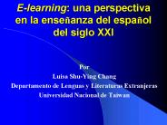E-learning: una perspectiva en la ense