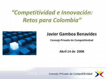 Javier Gamboa Benavides