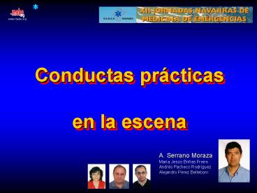 Conductas prcticas en la escena