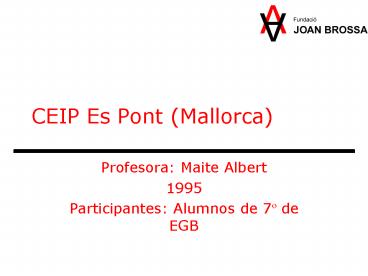 CEIP Es Pont Mallorca
