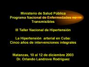 Ministerio de Salud P