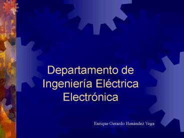 Departamento de Ingeniera Elctrica Electrnica