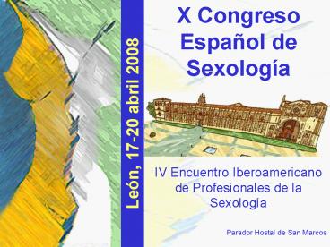 XCongresoEspaolSexologa