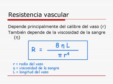 Resistencia vascular
