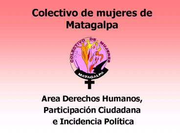 Colectivo de mujeres de Matagalpa