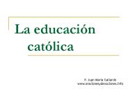 La educacin catlica