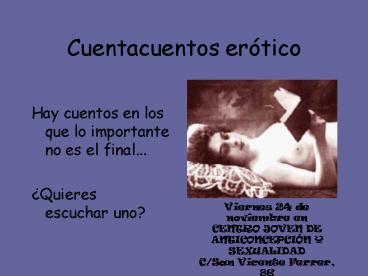 Cuentacuentos ertico