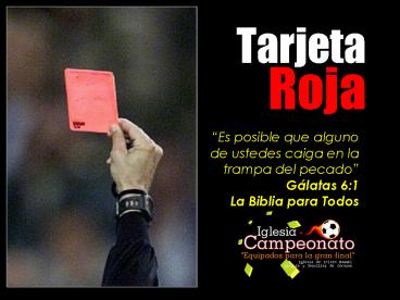 Tarjeta Roja