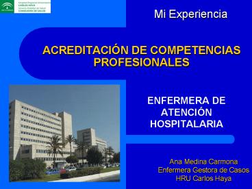 ACREDITACIN DE COMPETENCIAS PROFESIONALES