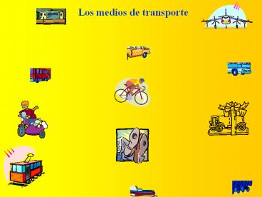 Los medios de transporte