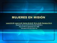 Mujeres en misi