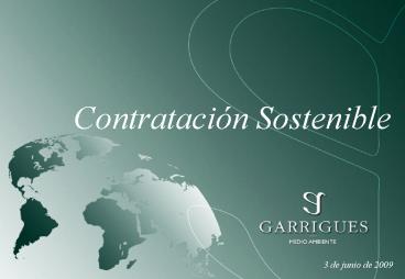 Contratacin Sostenible
