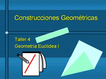 Construcciones Geomtricas
