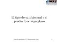 El tipo de cambio real y el producto a largo plazo PowerPoint PPT Presentation