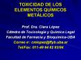 TOXICIDAD DE LOS ELEMENTOS QUMICOS METLICOS PowerPoint PPT Presentation