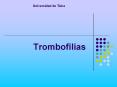 Trombofilias PowerPoint PPT Presentation