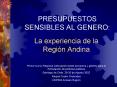 PRESUPUESTOS SENSIBLES AL GENERO: PowerPoint PPT Presentation