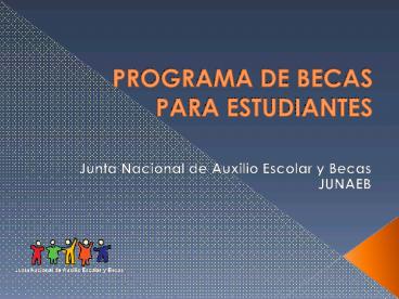 PROGRAMA DE BECAS PARA ESTUDIANTES