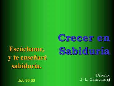 Crecer en