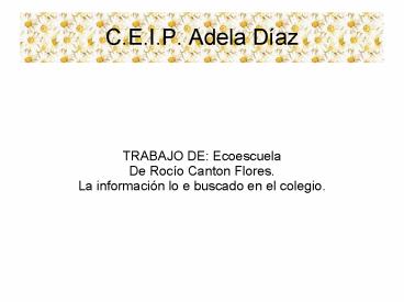 C'E'I'P' Adela Daz