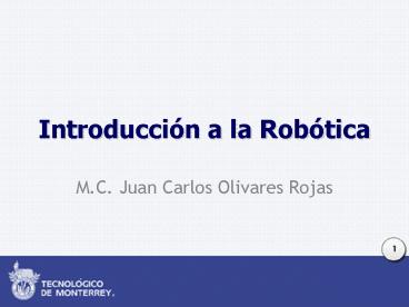 Introduccin a la Robtica
