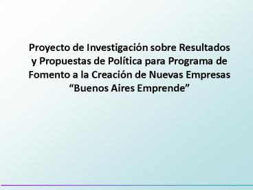 Tercera Reunin Consejo de Produccin