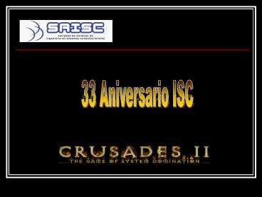 33 Aniversario ISC