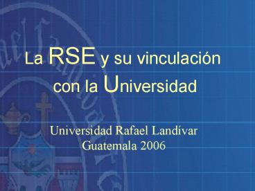 La RSE y su vinculacin