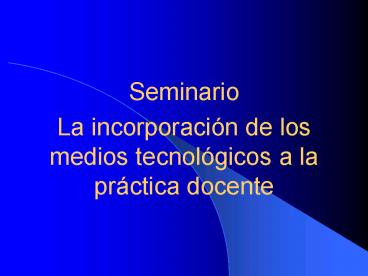 Seminario