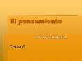 El pensamiento PowerPoint PPT Presentation
