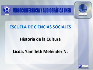 ESCUELA DE CIENCIAS SOCIALES