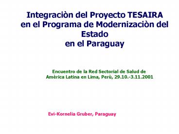 Programa Modernizacin del Estado