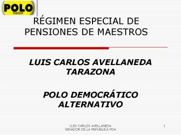 RGIMEN ESPECIAL DE PENSIONES DE MAESTROS