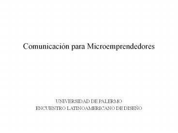 Comunicaci