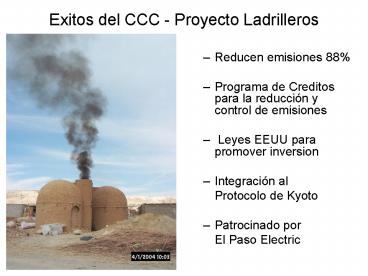 Exitos del CCC Proyecto Ladrilleros