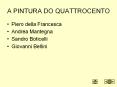A PINTURA DO QUATTROCENTO PowerPoint PPT Presentation