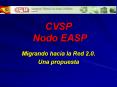 CVSP Nodo EASP PowerPoint PPT Presentation