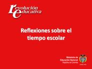 Reflexiones sobre el tiempo escolar