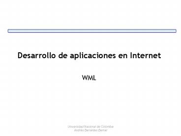 Universidad Nacional de Colombia