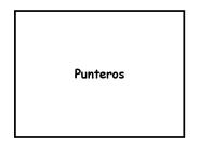 Punteros