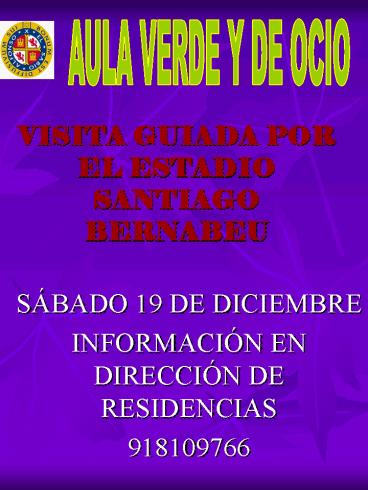 VISITA GUIADA POR EL ESTADIO SANTIAGO BERNABEU