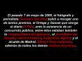 El pasado 7 de mayo de 2008, el fotgrafo y periodista Gervasio Snchez subi a recoger uno de tantos p PowerPoint PPT Presentation