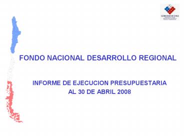 FONDO NACIONAL DESARROLLO REGIONAL