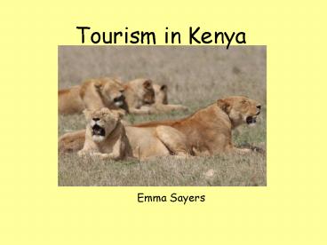 Tourism in Kenya